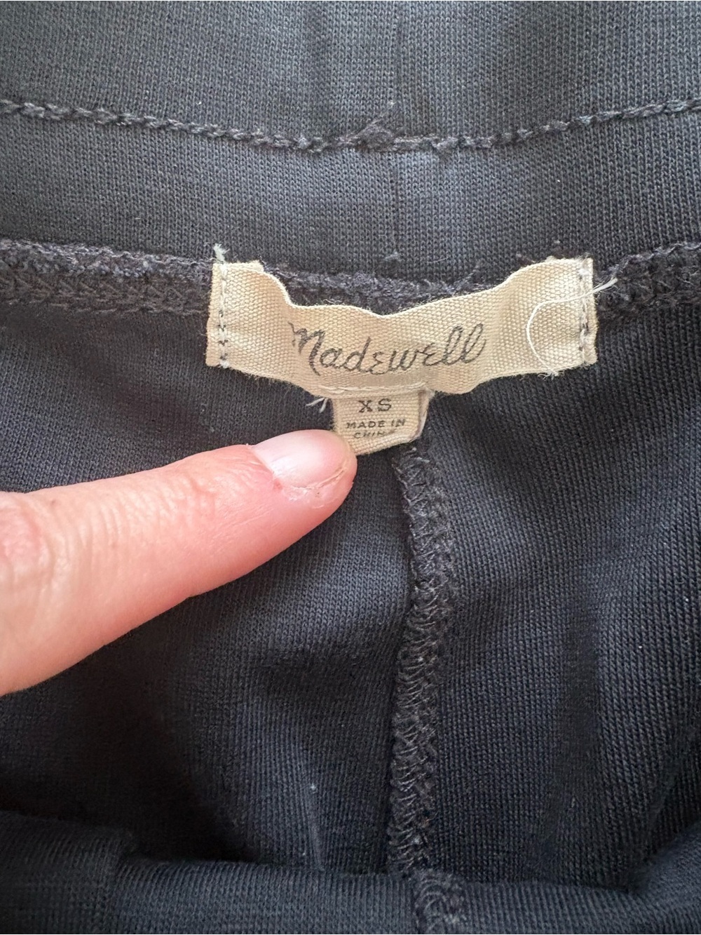 Madewell Black Pull On Wide Leg Pants - Picture 4 of 5